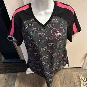 NFINITY Black V-Neck Top
